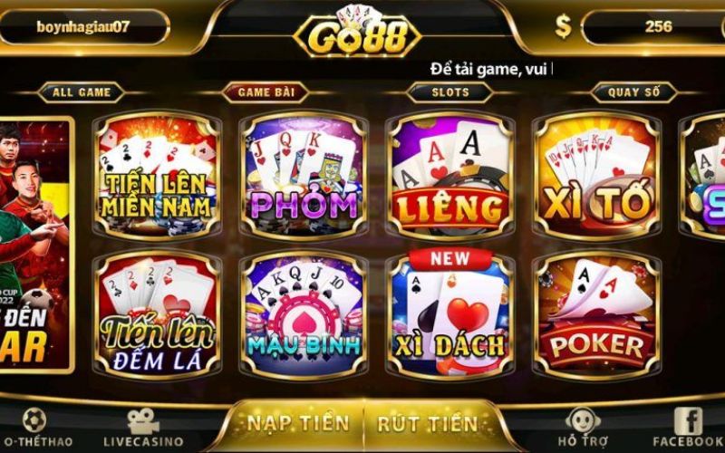 Các trò chơi giải trí của GO88